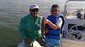 my son with his Gran father just caught a small speck