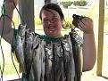 Speckle Trout and Sand Trout! My dad is very happy that i learn to clean fish and don't mind it haha